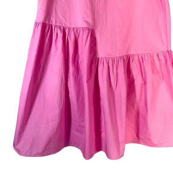 English Factory size Small Pink Puff Sleeve Tiered Cute Dress Drop Waist NWT - Picture 5 of 11